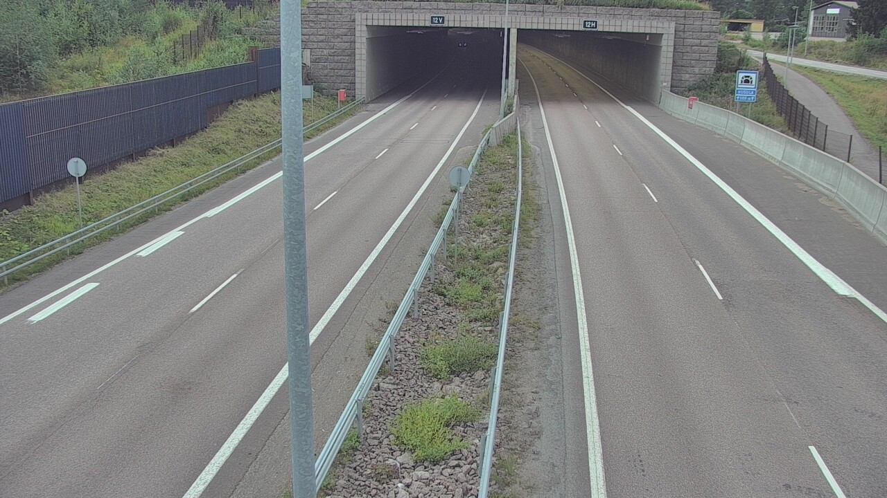 Weather Camera Image Väg 7 Fredrikshamn, Husula, bom öst, Hamina, Kymenlaakso