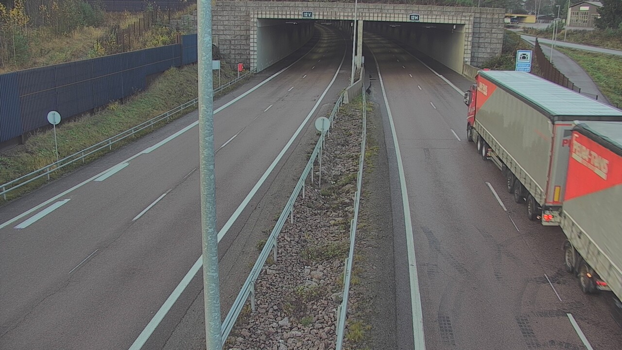 Kelikamerat Kuva Tie 7 Hamina, Husula, puomi itä, Hamina, Kymenlaakso