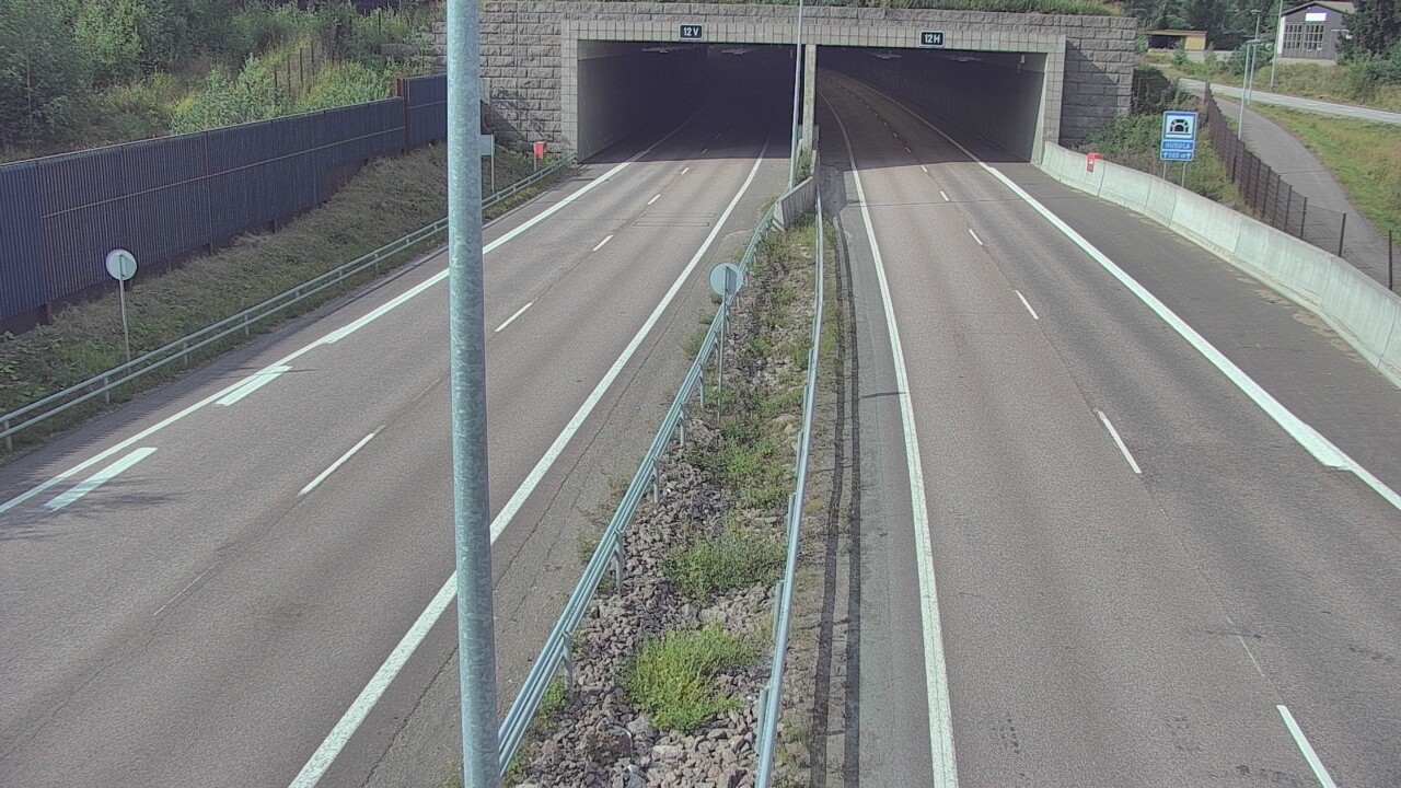 Weather Camera Image Väg 7 Fredrikshamn, Husula, bom öst, Hamina, Kymenlaakso