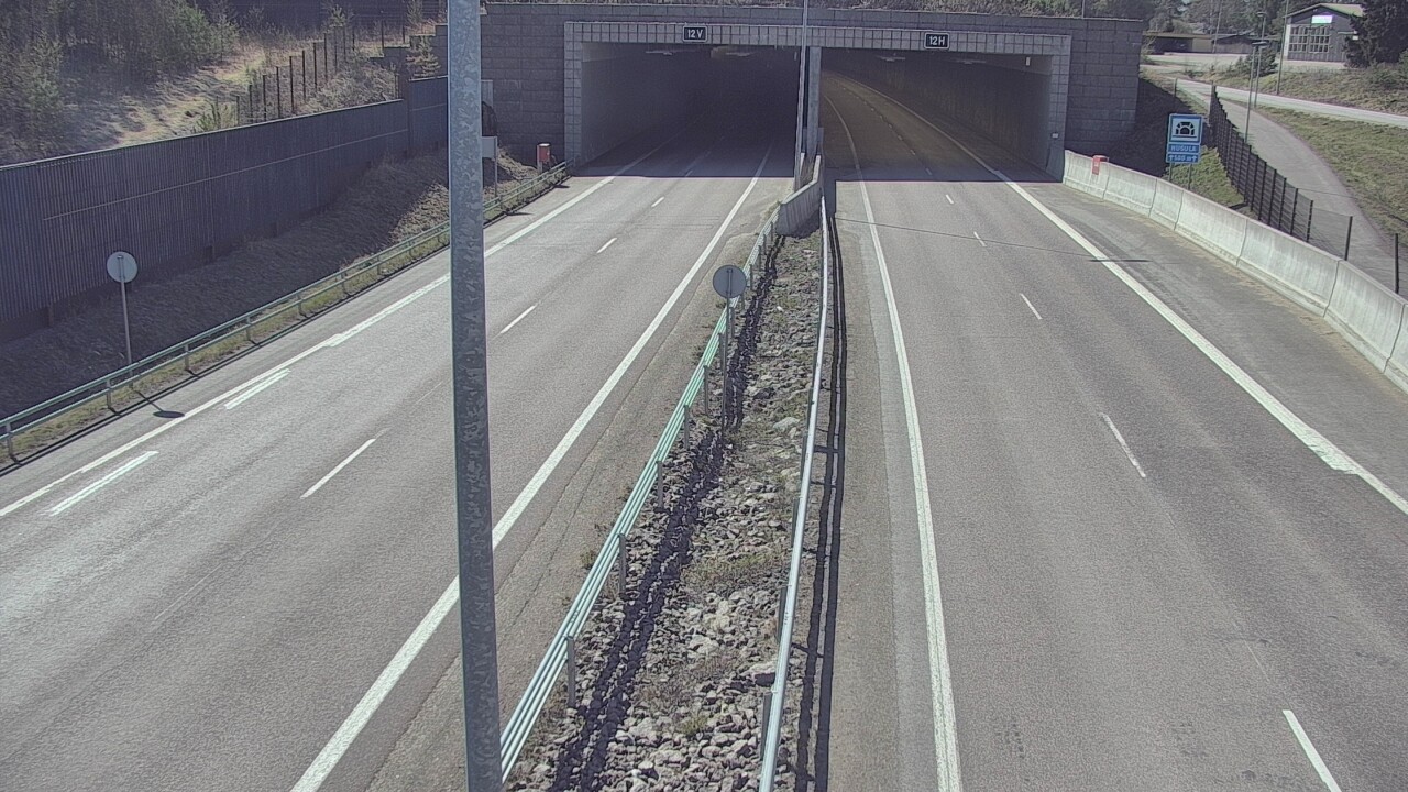 Weather Camera Image Väg 7 Fredrikshamn, Husula, bom öst, Hamina, Kymenlaakso