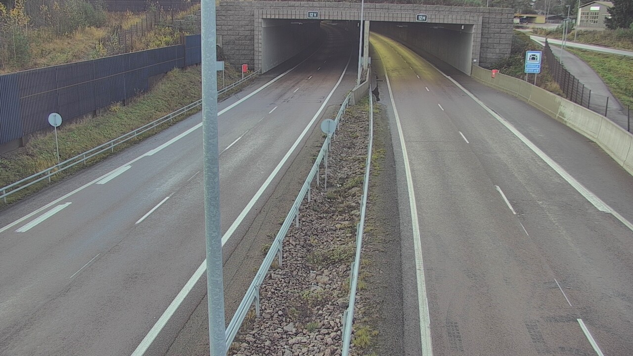 Kelikamerat Kuva Tie 7 Hamina, Husula, puomi itä, Hamina, Kymenlaakso