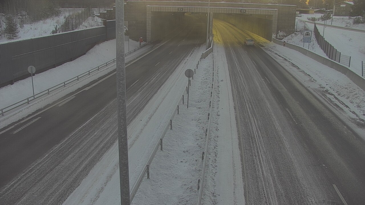 Kelikamerat Kuva Tie 7 Hamina, Husula, puomi itä, Hamina, Kymenlaakso