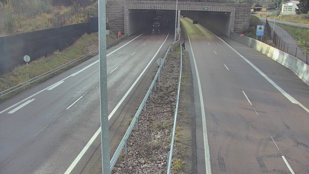 Kelikamerat Kuva Tie 7 Hamina, Husula, puomi itä, Hamina, Kymenlaakso