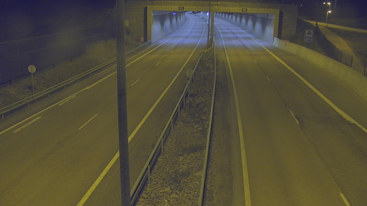 Weather Camera Image Väg 7 Fredrikshamn, Husula, bom öst, Hamina, Kymenlaakso
