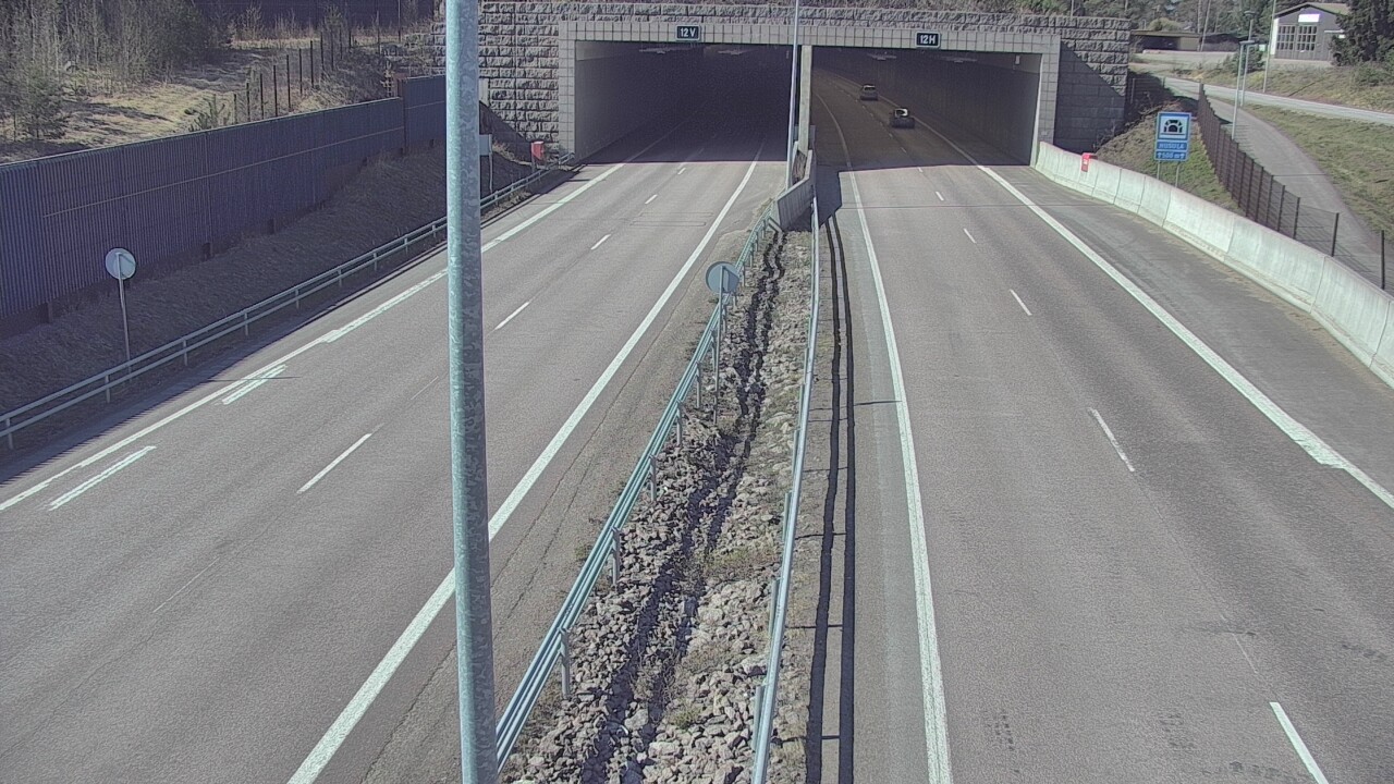 Weather Camera Image Väg 7 Fredrikshamn, Husula, bom öst, Hamina, Kymenlaakso