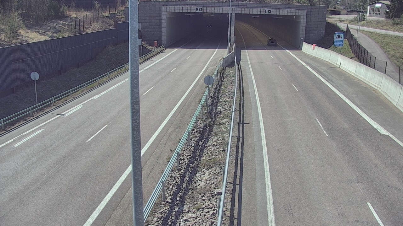 Weather Camera Image Väg 7 Fredrikshamn, Husula, bom öst, Hamina, Kymenlaakso