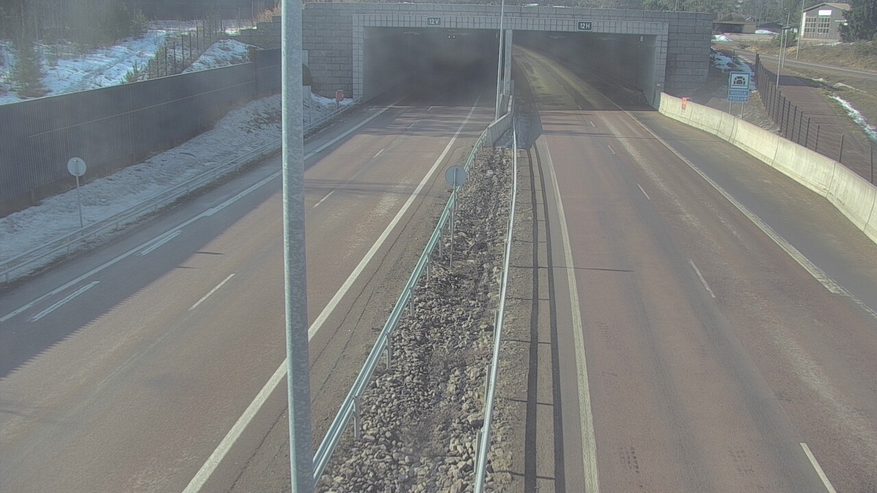 Weather Camera Image Väg 7 Fredrikshamn, Husula, bom öst, Hamina, Kymenlaakso