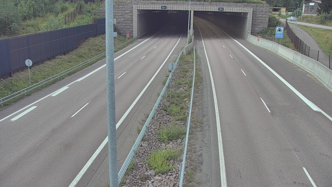 Weather Camera Image Väg 7 Fredrikshamn, Husula, bom öst, Hamina, Kymenlaakso