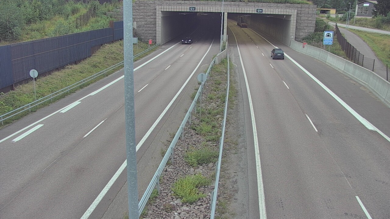 Weather Camera Image Väg 7 Fredrikshamn, Husula, bom öst, Hamina, Kymenlaakso