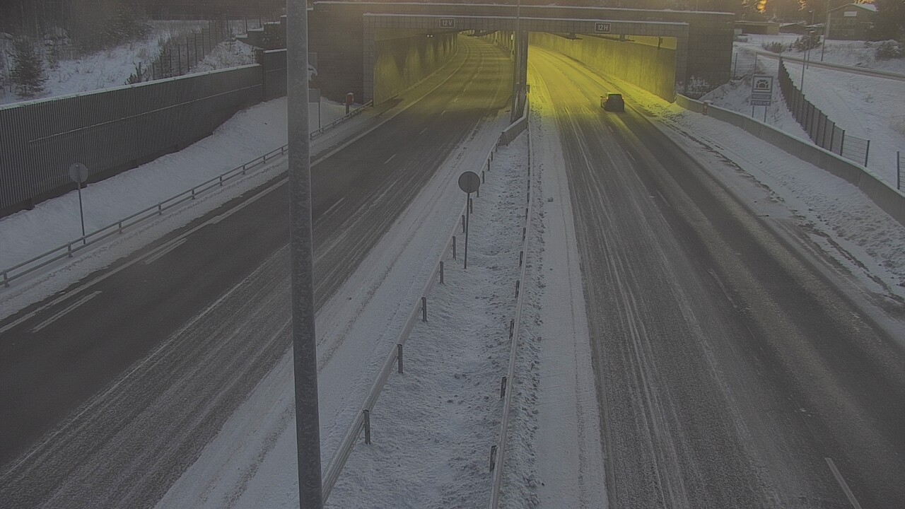 Kelikamerat Kuva Tie 7 Hamina, Husula, puomi itä, Hamina, Kymenlaakso