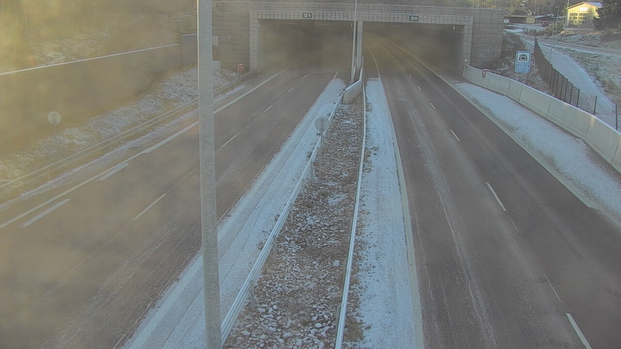 Kelikamerat Kuva Tie 7 Hamina, Husula, puomi itä, Hamina, Kymenlaakso