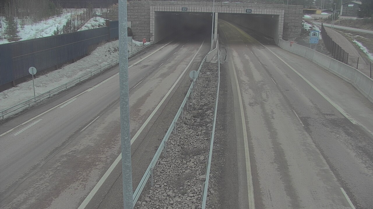 Kelikamerat Kuva Tie 7 Hamina, Husula, puomi itä, Hamina, Kymenlaakso