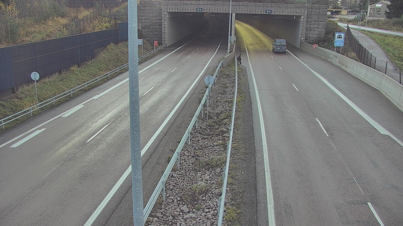 Kelikamerat Kuva Tie 7 Hamina, Husula, puomi itä, Hamina, Kymenlaakso