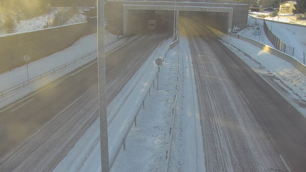 Kelikamerat Kuva Tie 7 Hamina, Husula, puomi itä, Hamina, Kymenlaakso