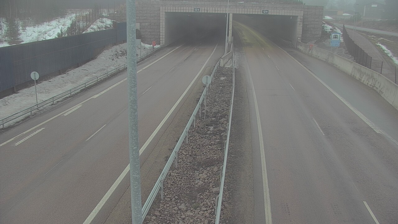 Kelikamerat Kuva Tie 7 Hamina, Husula, puomi itä, Hamina, Kymenlaakso