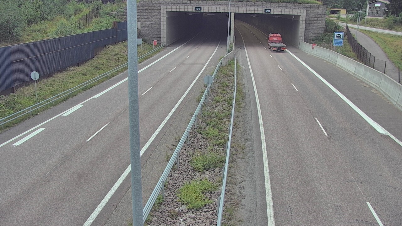 Weather Camera Image Väg 7 Fredrikshamn, Husula, bom öst, Hamina, Kymenlaakso