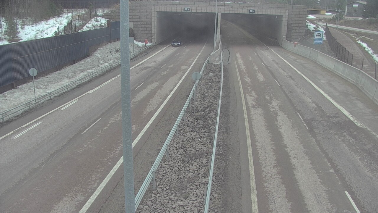 Kelikamerat Kuva Tie 7 Hamina, Husula, puomi itä, Hamina, Kymenlaakso