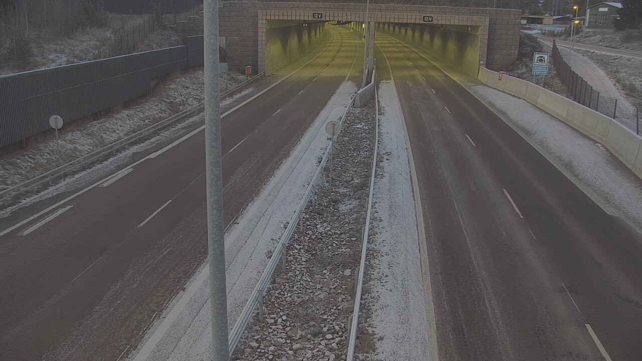 Kelikamerat Kuva Tie 7 Hamina, Husula, puomi itä, Hamina, Kymenlaakso