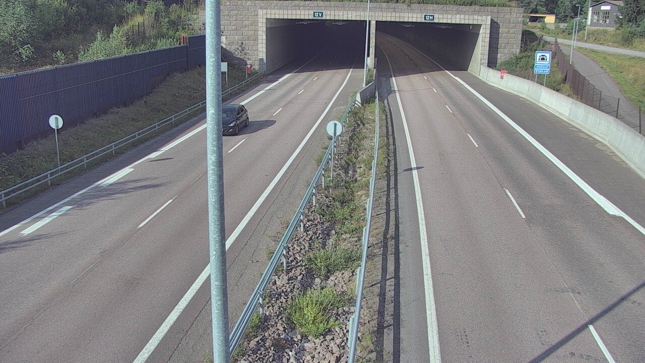 Weather Camera Image Väg 7 Fredrikshamn, Husula, bom öst, Hamina, Kymenlaakso
