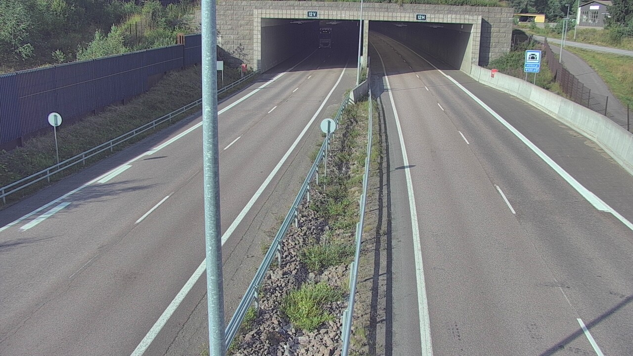 Weather Camera Image Väg 7 Fredrikshamn, Husula, bom öst, Hamina, Kymenlaakso