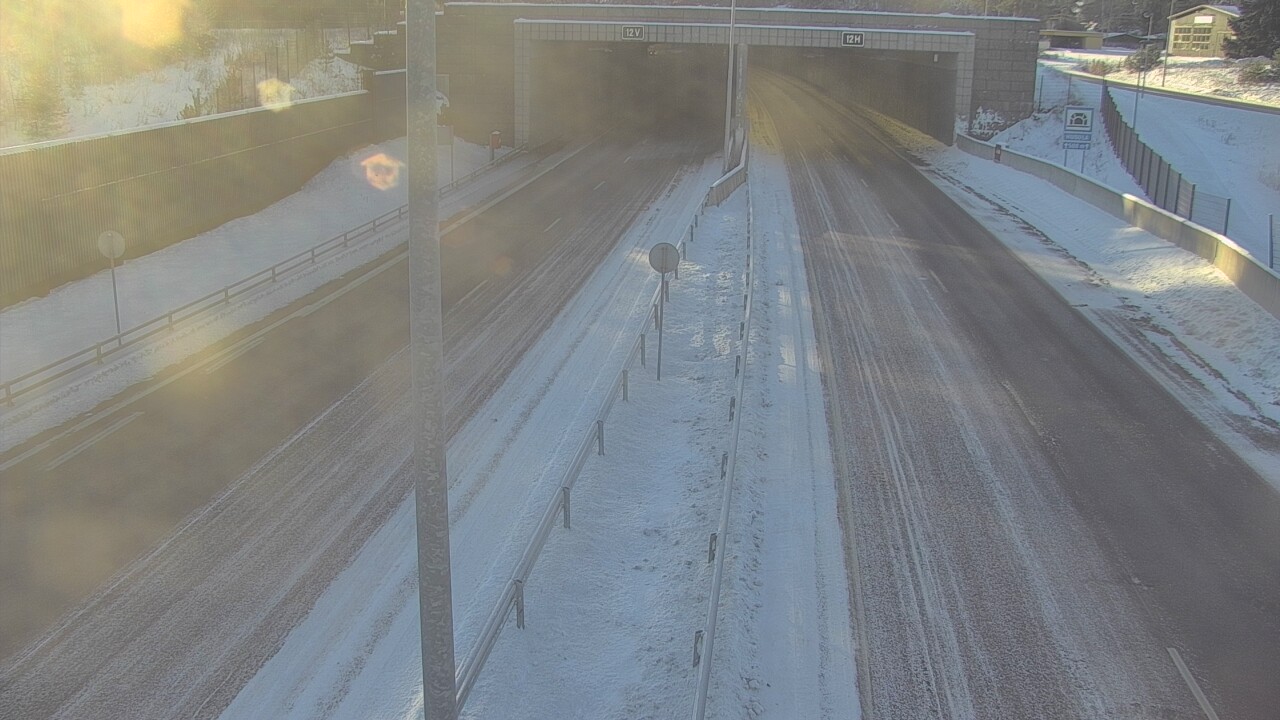 Kelikamerat Kuva Tie 7 Hamina, Husula, puomi itä, Hamina, Kymenlaakso