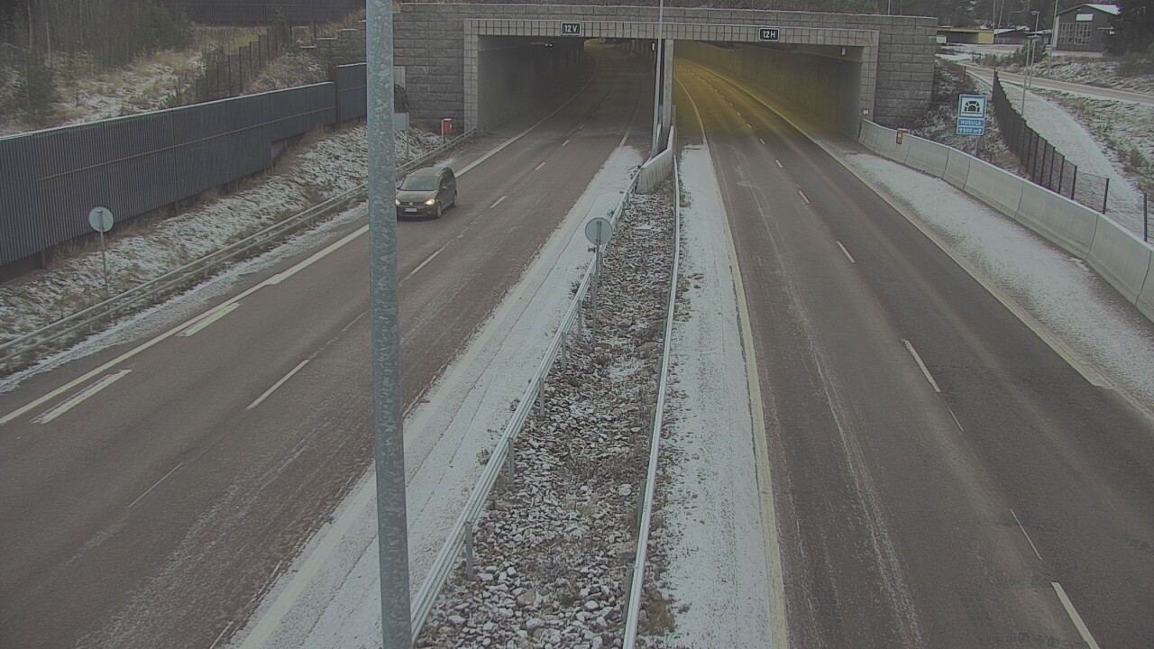 Kelikamerat Kuva Tie 7 Hamina, Husula, puomi itä, Hamina, Kymenlaakso