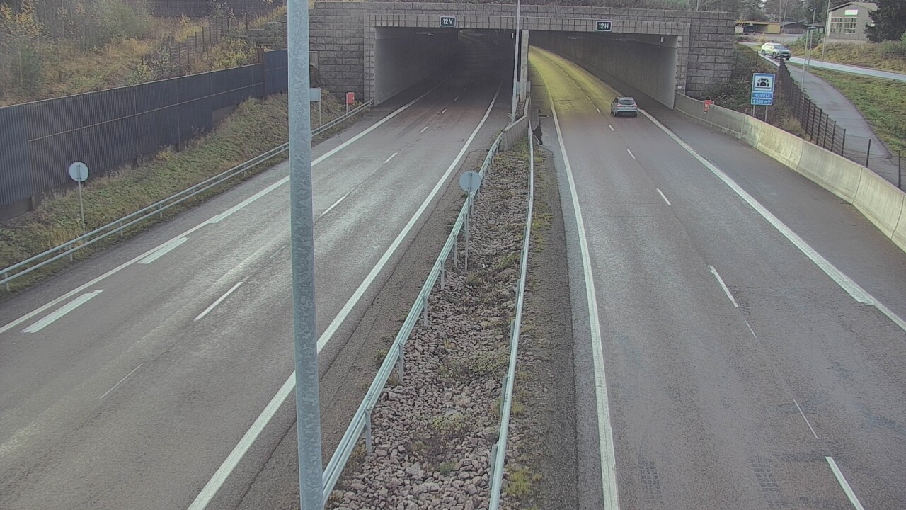 Kelikamerat Kuva Tie 7 Hamina, Husula, puomi itä, Hamina, Kymenlaakso