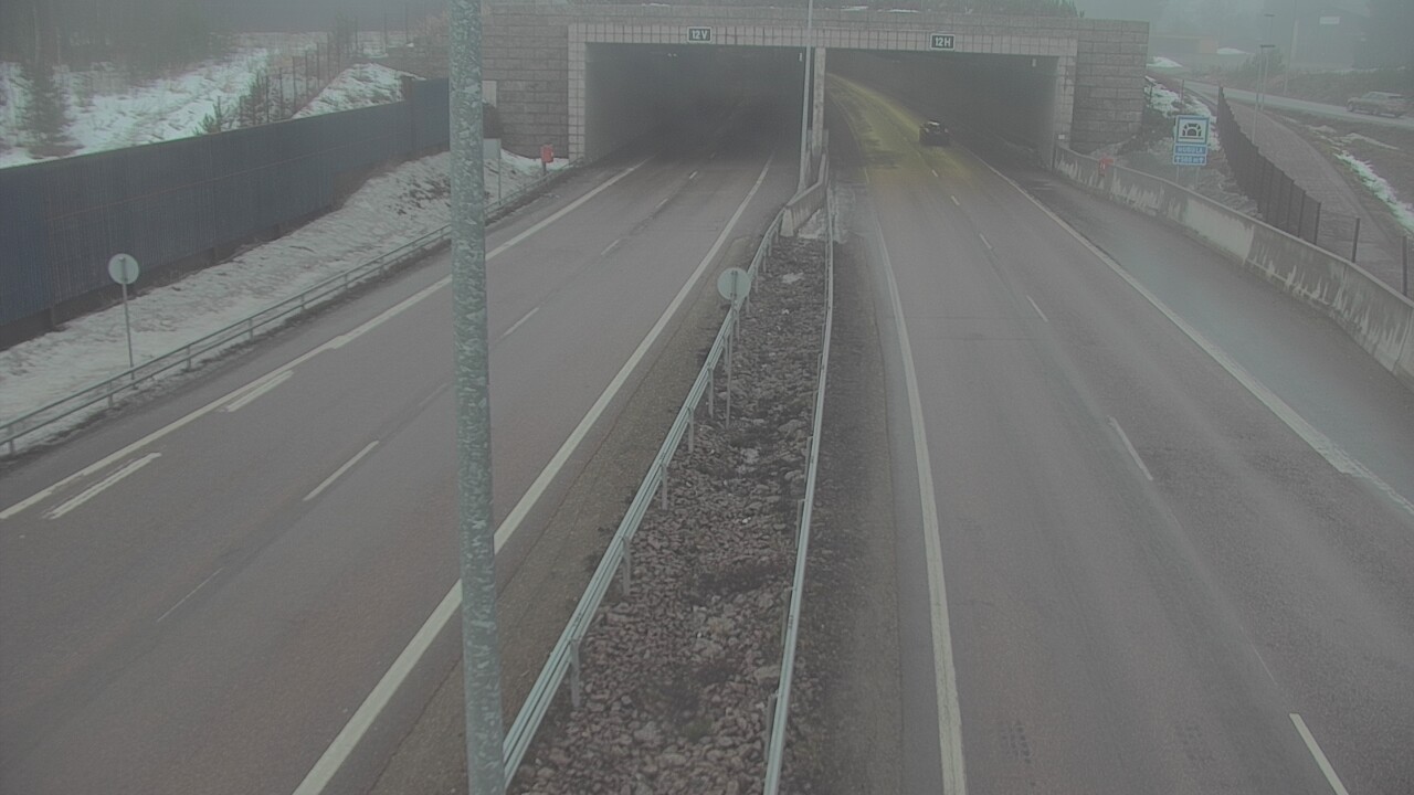 Kelikamerat Kuva Tie 7 Hamina, Husula, puomi itä, Hamina, Kymenlaakso