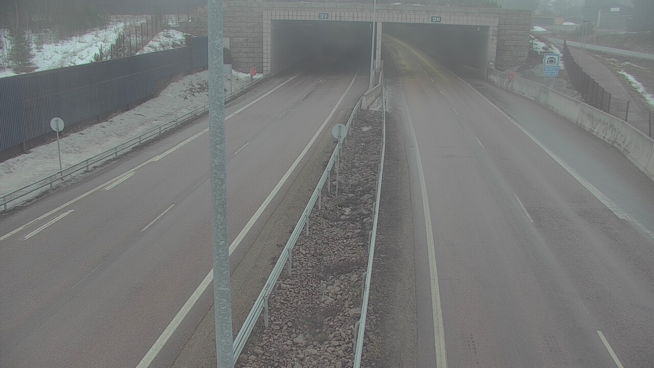 Kelikamerat Kuva Tie 7 Hamina, Husula, puomi itä, Hamina, Kymenlaakso