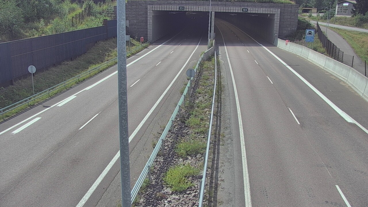 Weather Camera Image Väg 7 Fredrikshamn, Husula, bom öst, Hamina, Kymenlaakso