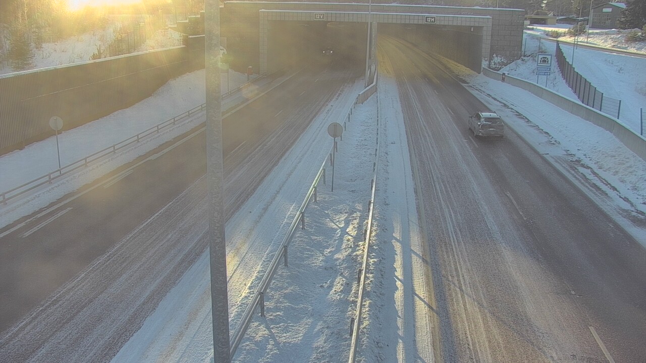 Kelikamerat Kuva Tie 7 Hamina, Husula, puomi itä, Hamina, Kymenlaakso