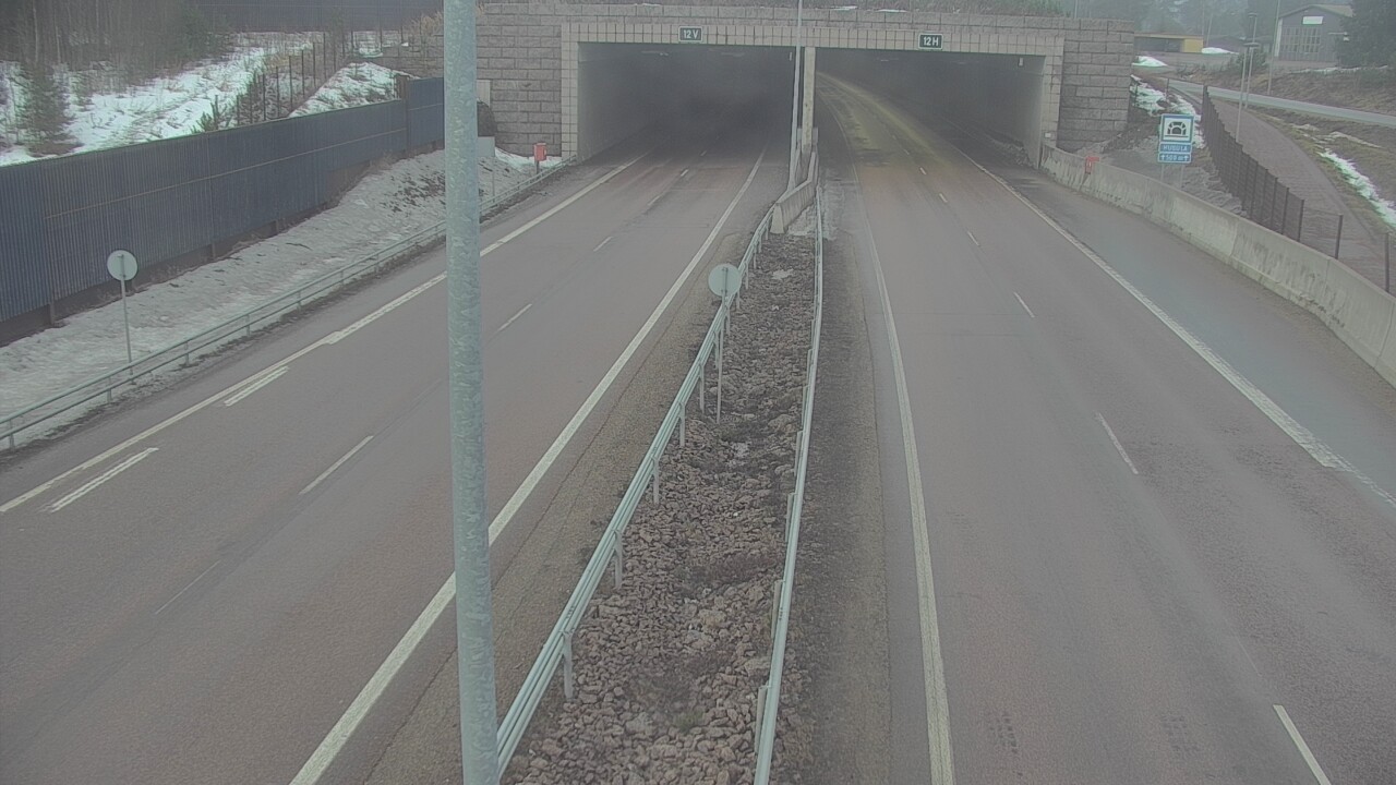 Kelikamerat Kuva Tie 7 Hamina, Husula, puomi itä, Hamina, Kymenlaakso