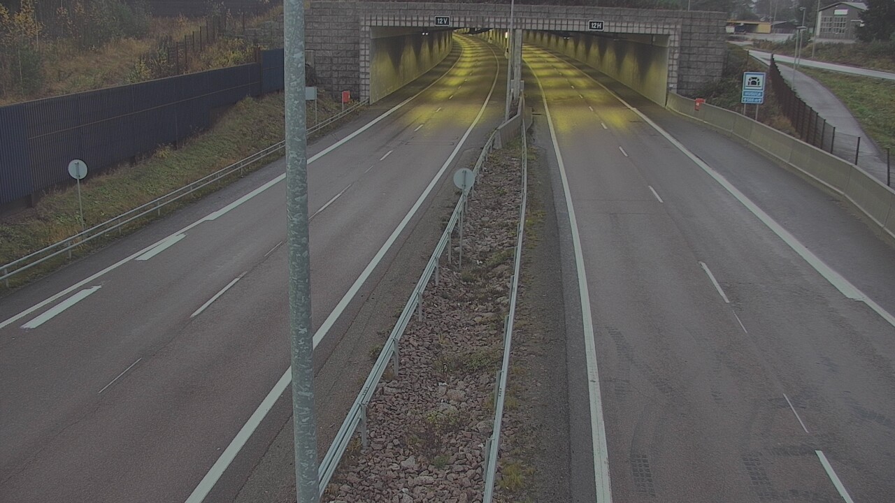 Kelikamerat Kuva Tie 7 Hamina, Husula, puomi itä, Hamina, Kymenlaakso