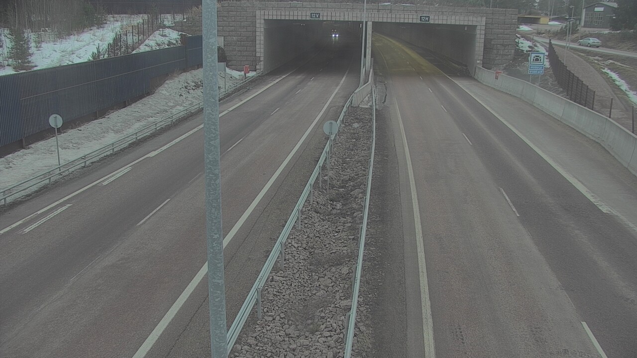 Kelikamerat Kuva Tie 7 Hamina, Husula, puomi itä, Hamina, Kymenlaakso