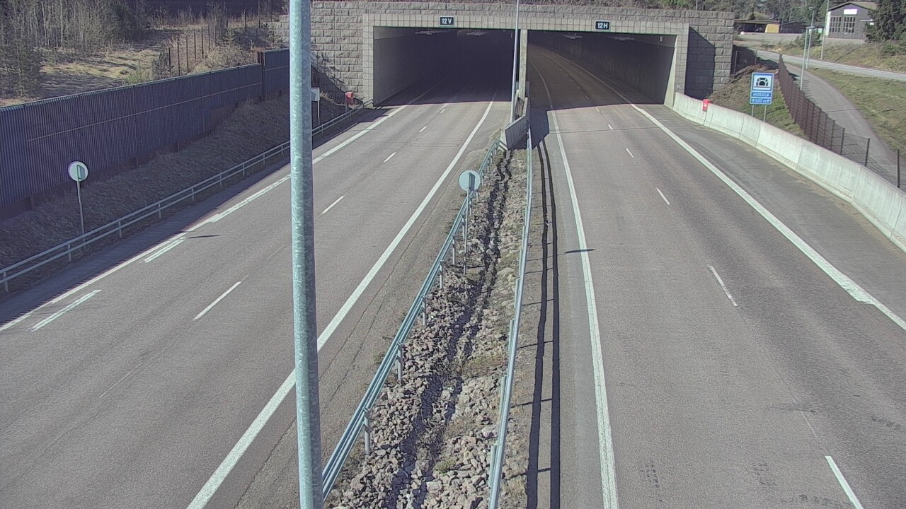 Weather Camera Image Väg 7 Fredrikshamn, Husula, bom öst, Hamina, Kymenlaakso