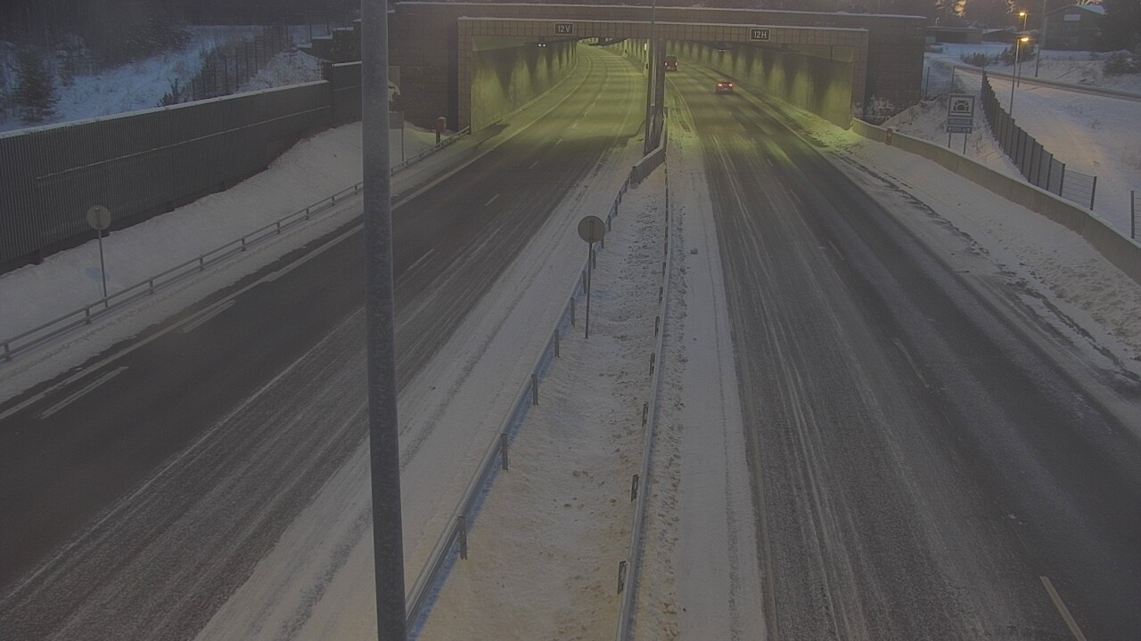 Kelikamerat Kuva Tie 7 Hamina, Husula, puomi itä, Hamina, Kymenlaakso