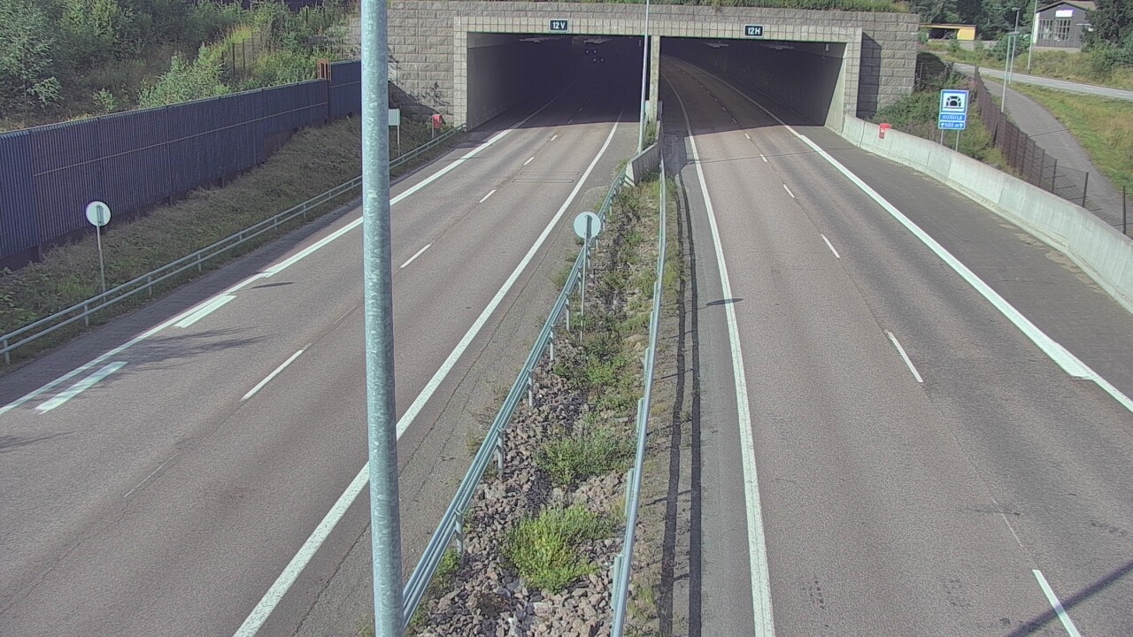 Weather Camera Image Väg 7 Fredrikshamn, Husula, bom öst, Hamina, Kymenlaakso