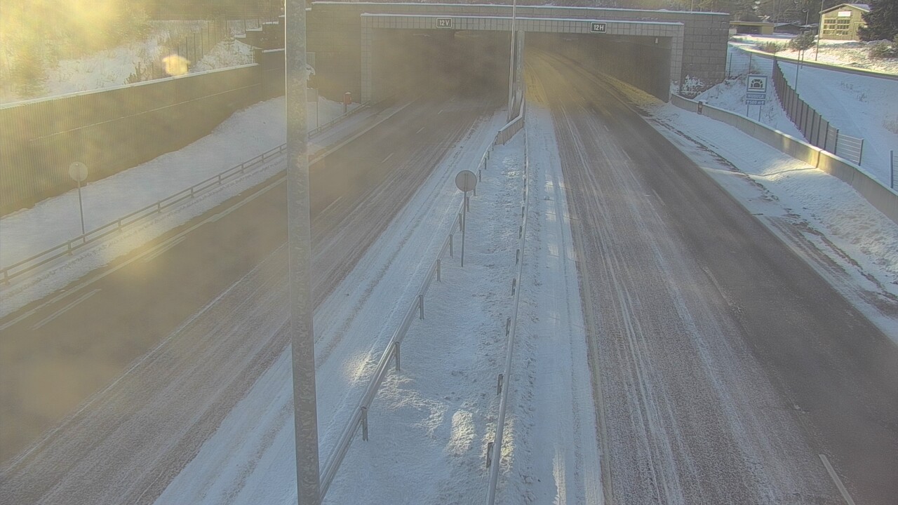 Kelikamerat Kuva Tie 7 Hamina, Husula, puomi itä, Hamina, Kymenlaakso