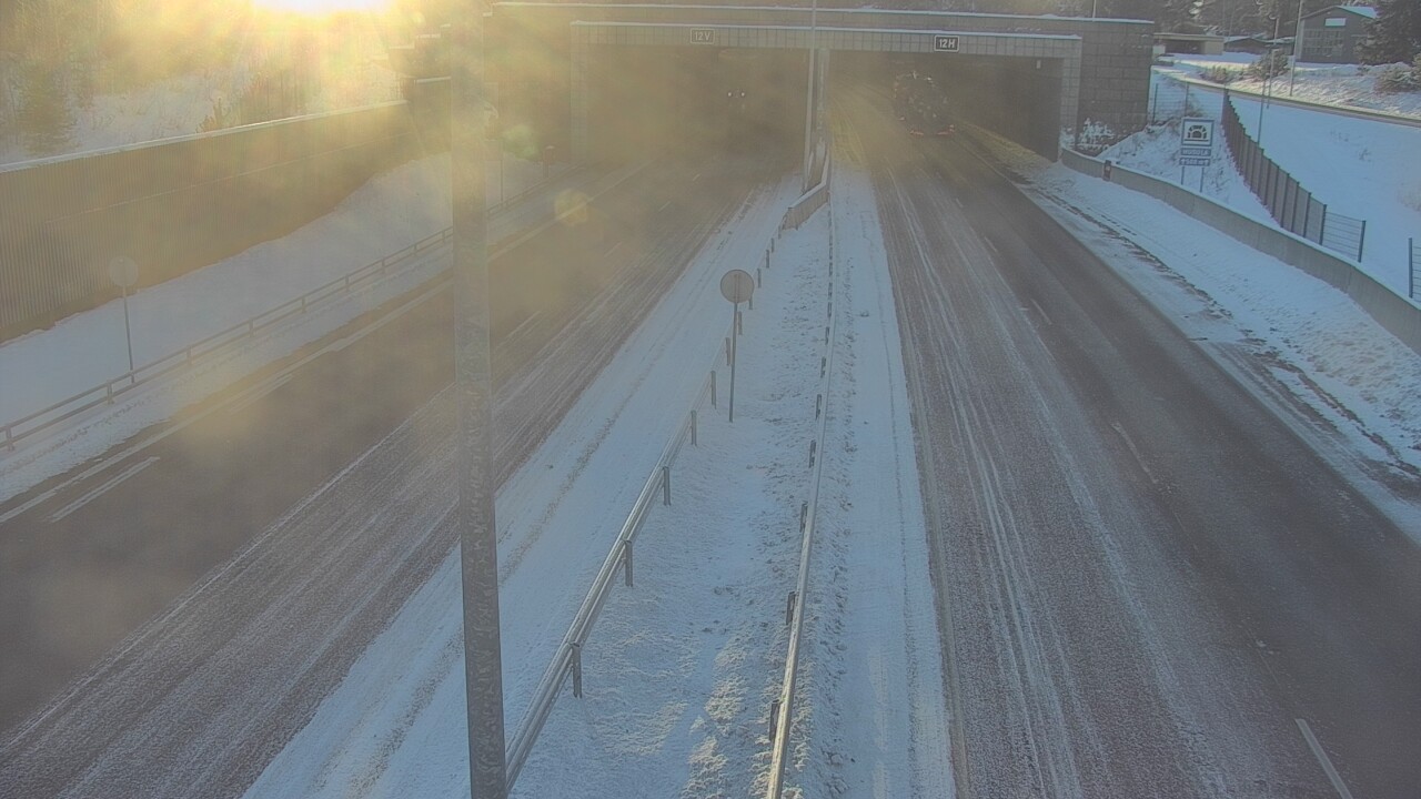 Kelikamerat Kuva Tie 7 Hamina, Husula, puomi itä, Hamina, Kymenlaakso