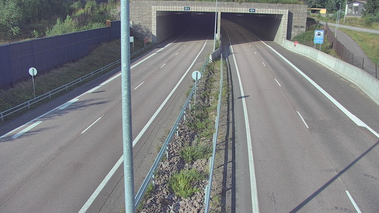 Weather Camera Image Väg 7 Fredrikshamn, Husula, bom öst, Hamina, Kymenlaakso