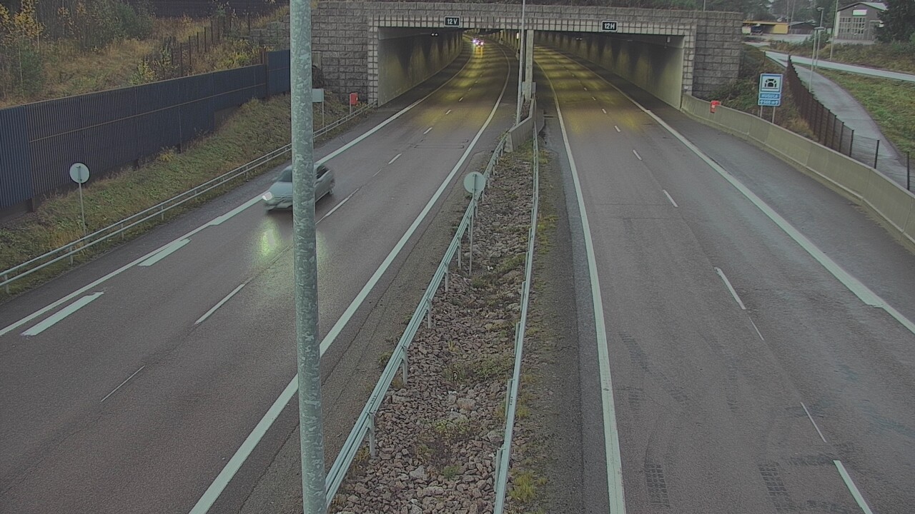 Kelikamerat Kuva Tie 7 Hamina, Husula, puomi itä, Hamina, Kymenlaakso