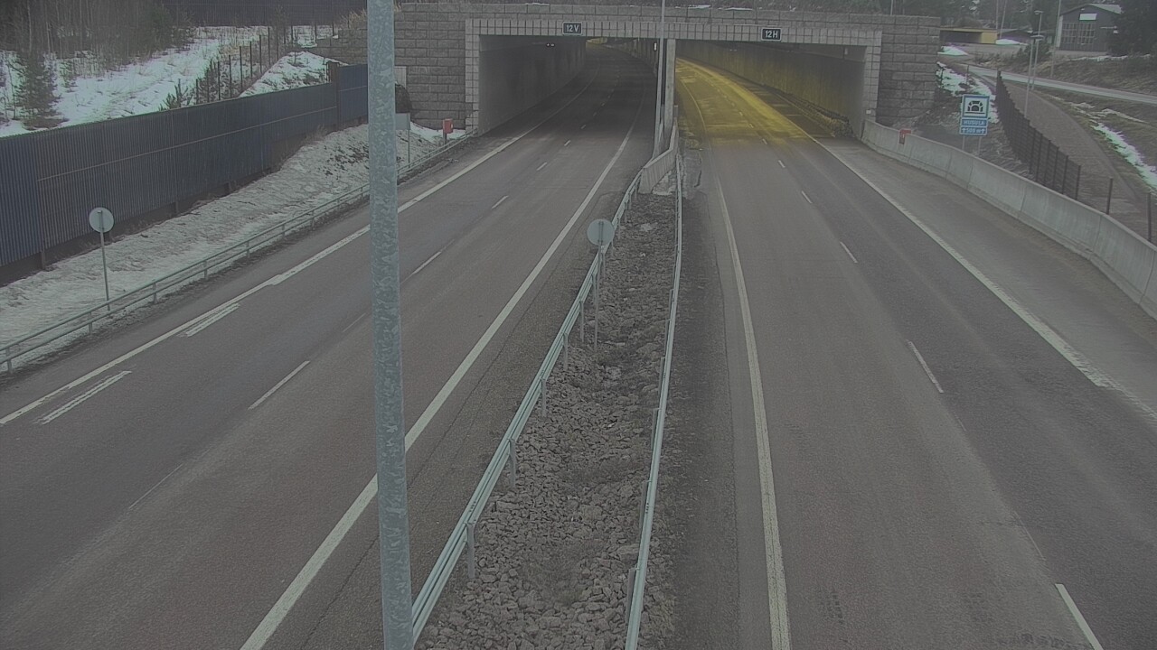 Kelikamerat Kuva Tie 7 Hamina, Husula, puomi itä, Hamina, Kymenlaakso