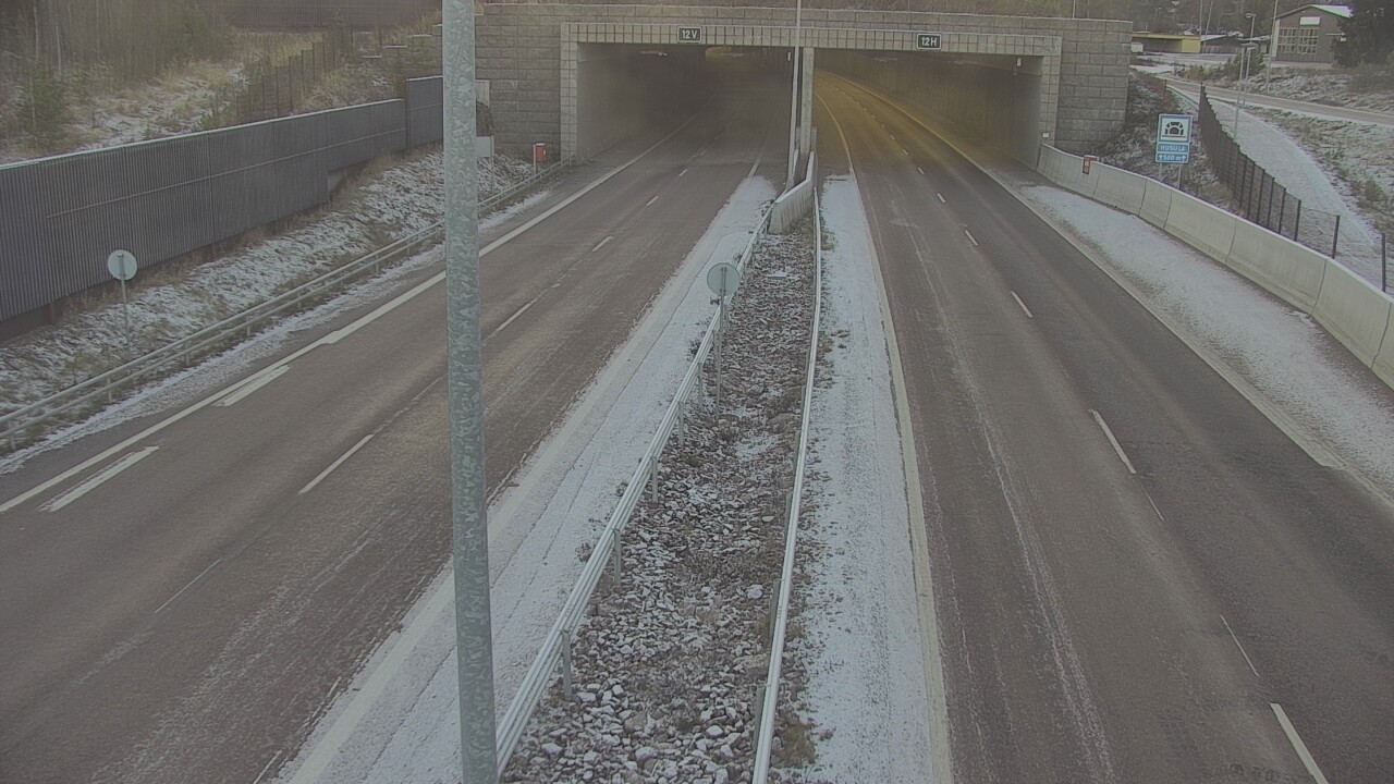 Kelikamerat Kuva Tie 7 Hamina, Husula, puomi itä, Hamina, Kymenlaakso