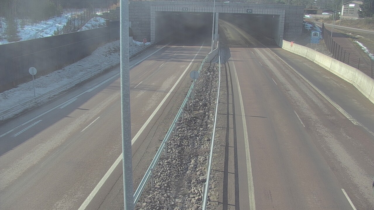 Weather Camera Image Väg 7 Fredrikshamn, Husula, bom öst, Hamina, Kymenlaakso