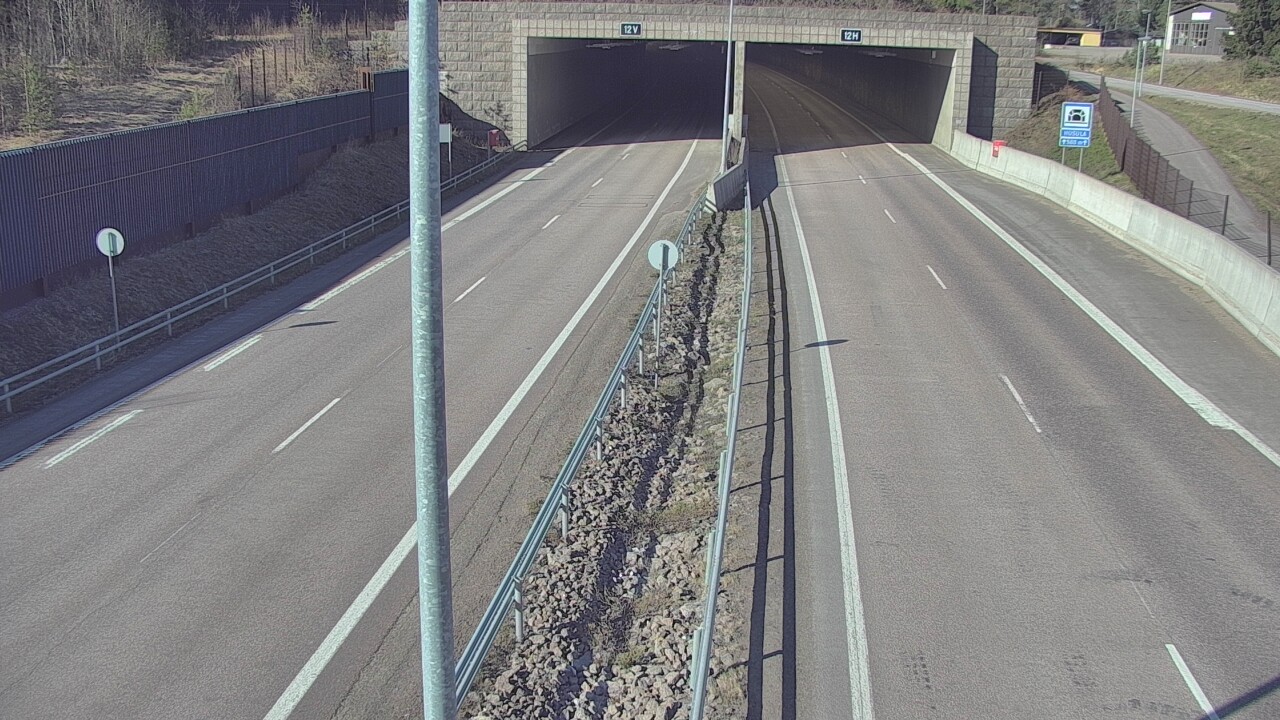 Weather Camera Image Väg 7 Fredrikshamn, Husula, bom öst, Hamina, Kymenlaakso