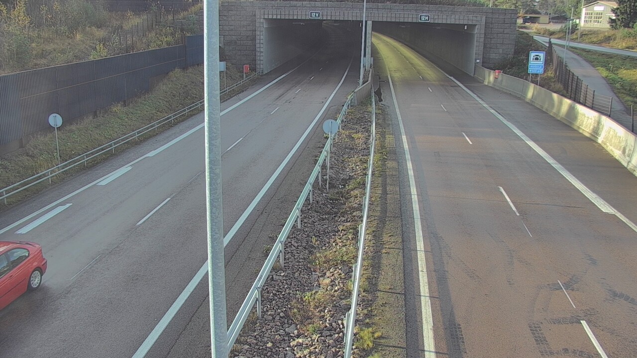 Kelikamerat Kuva Tie 7 Hamina, Husula, puomi itä, Hamina, Kymenlaakso