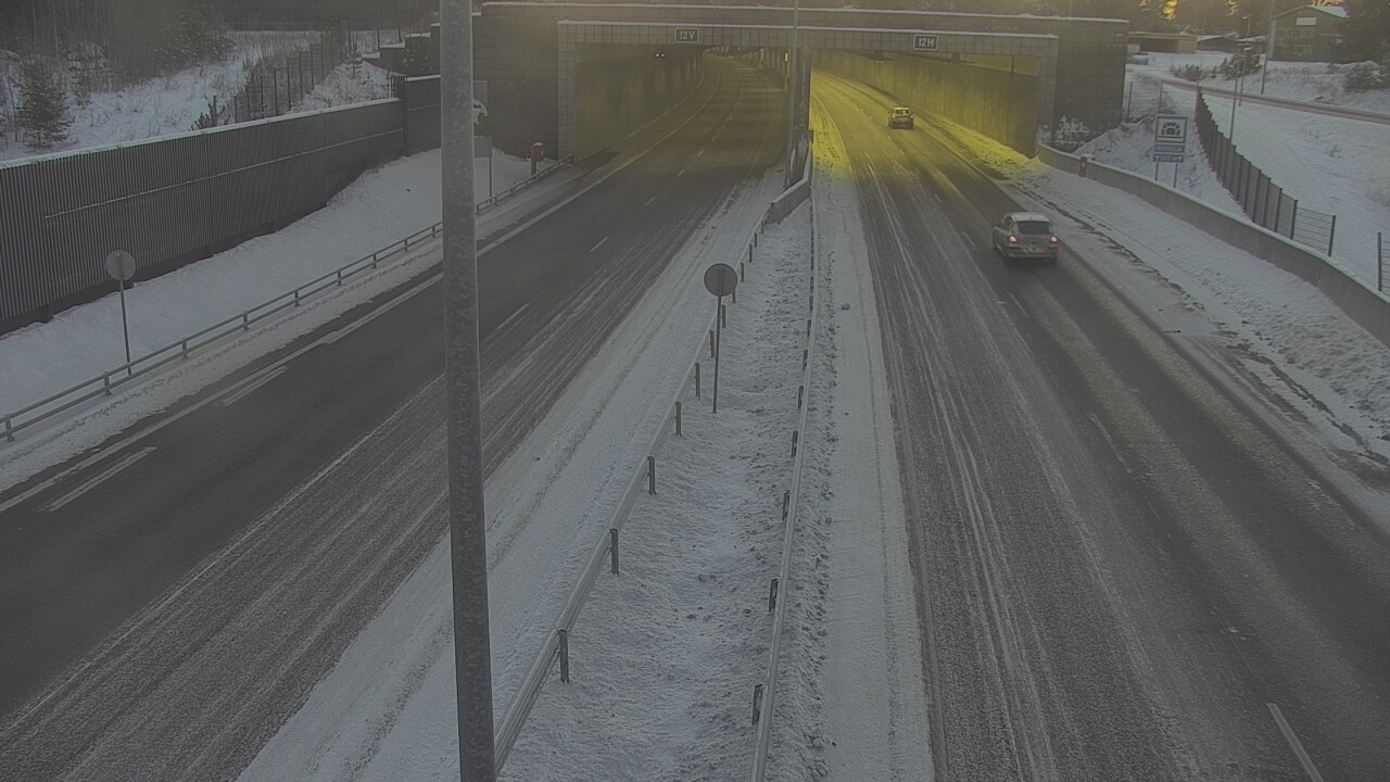 Kelikamerat Kuva Tie 7 Hamina, Husula, puomi itä, Hamina, Kymenlaakso