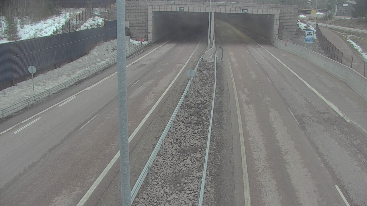 Kelikamerat Kuva Tie 7 Hamina, Husula, puomi itä, Hamina, Kymenlaakso