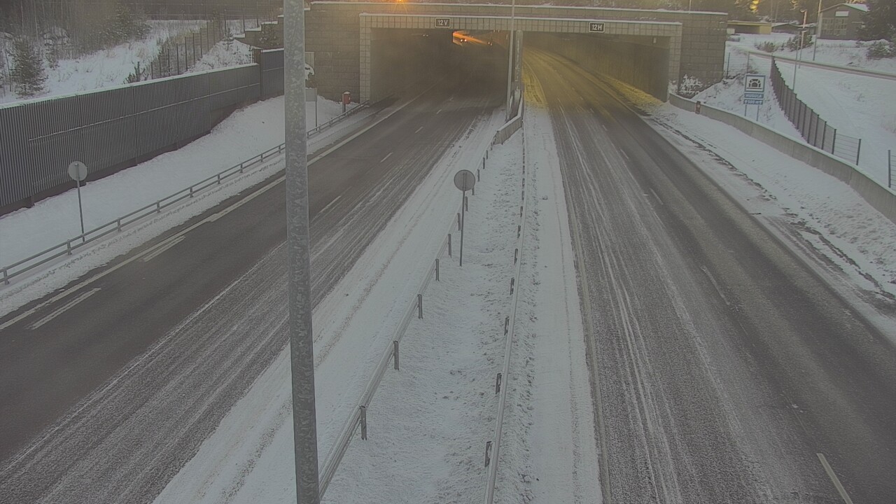 Kelikamerat Kuva Tie 7 Hamina, Husula, puomi itä, Hamina, Kymenlaakso