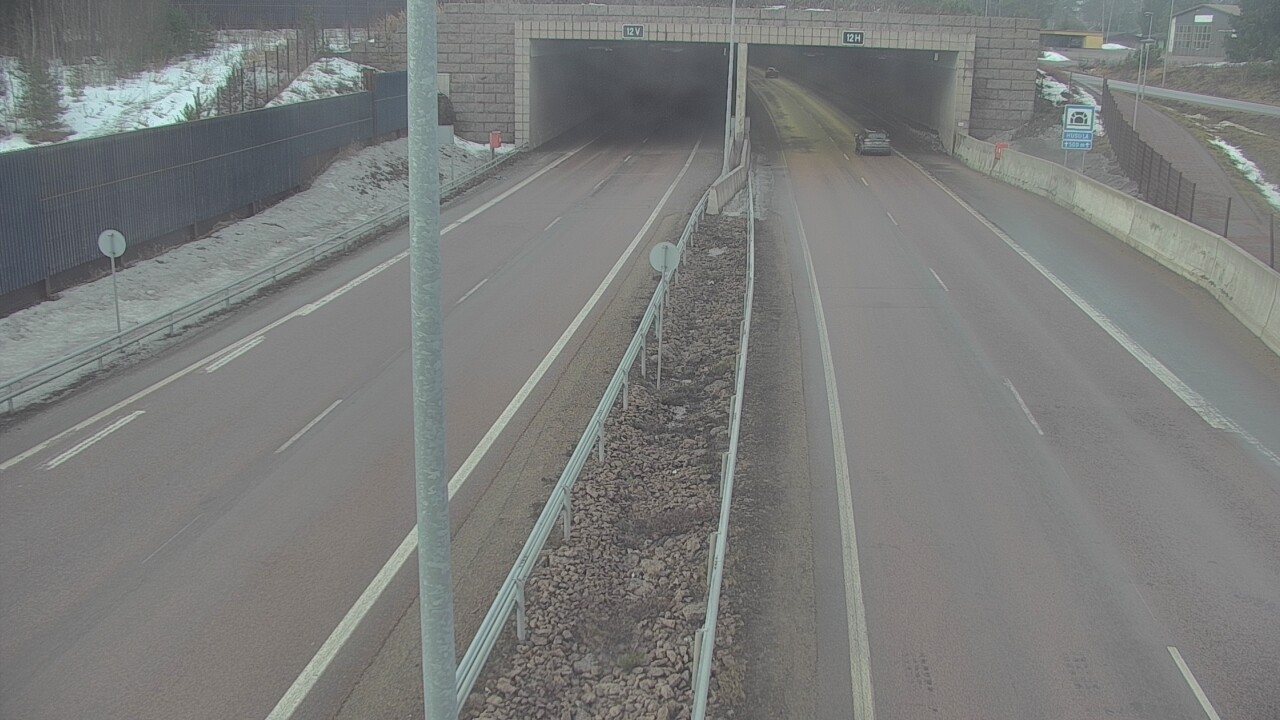 Kelikamerat Kuva Tie 7 Hamina, Husula, puomi itä, Hamina, Kymenlaakso